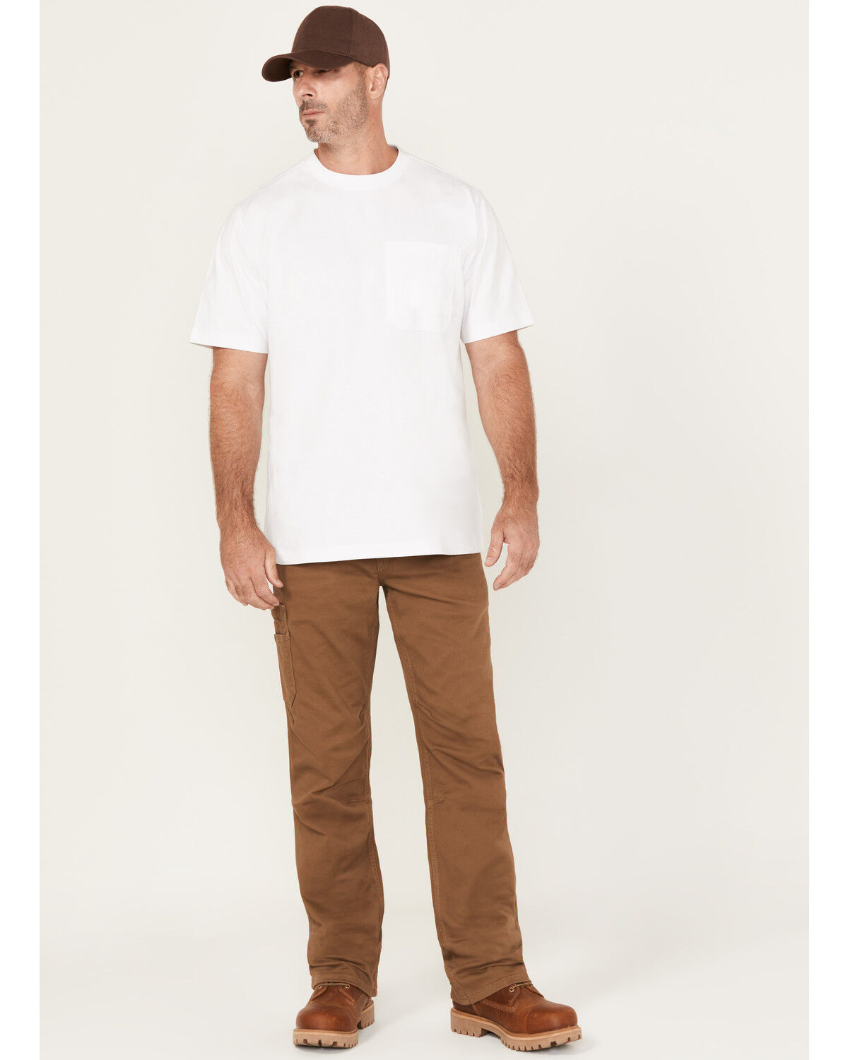 Image #1 - Ariat Men's Rebar M4 Washed Twill Dungaree Work Pants, Beige/khaki, hi-res