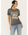 Image #1 - Blended Women's Raised On 90's Country Short Sleeve Graphic Tee, Black, hi-res