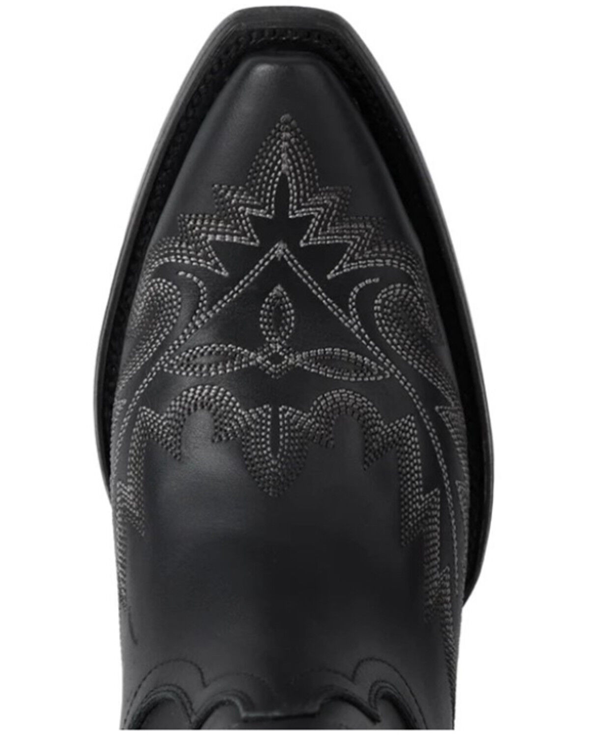 Image #6 - Lane Women's Lexington Western Booties - Snip Toe, Jet Black, hi-res