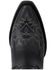 Image #6 - Lane Women's Lexington Western Booties - Snip Toe, Jet Black, hi-res
