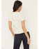 Image #5 - Idyllwind Women's Warren Boot Stitch Short Sleeve Tee, Cream, hi-res