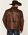 Image #4 - Cripple Creek Men's Vintage Brown Lamb Nappa CC Leather Jacket , , hi-res
