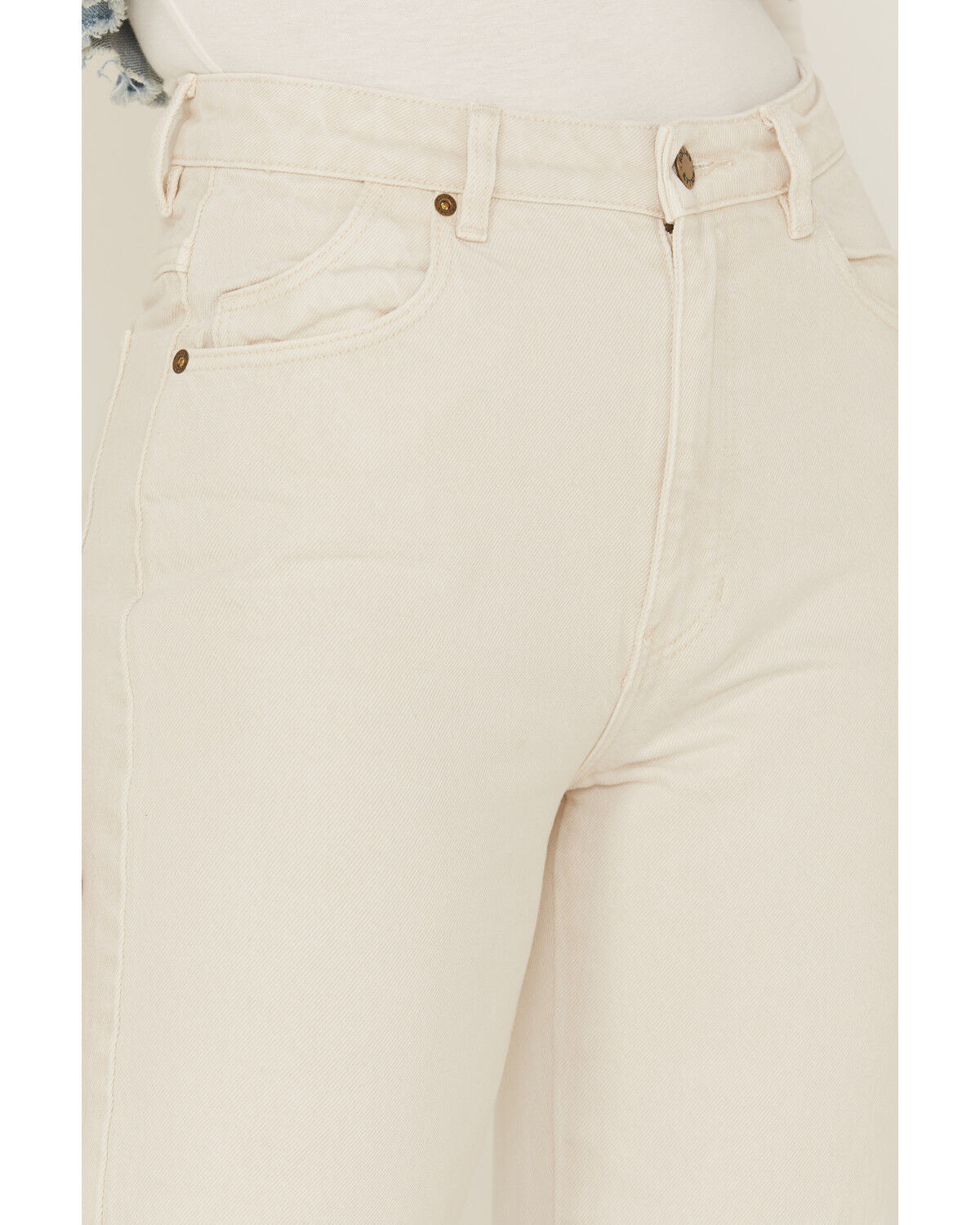 Image #2 - Rolla's Women's Eastcoast Crop Salt Flare Jeans, White, hi-res