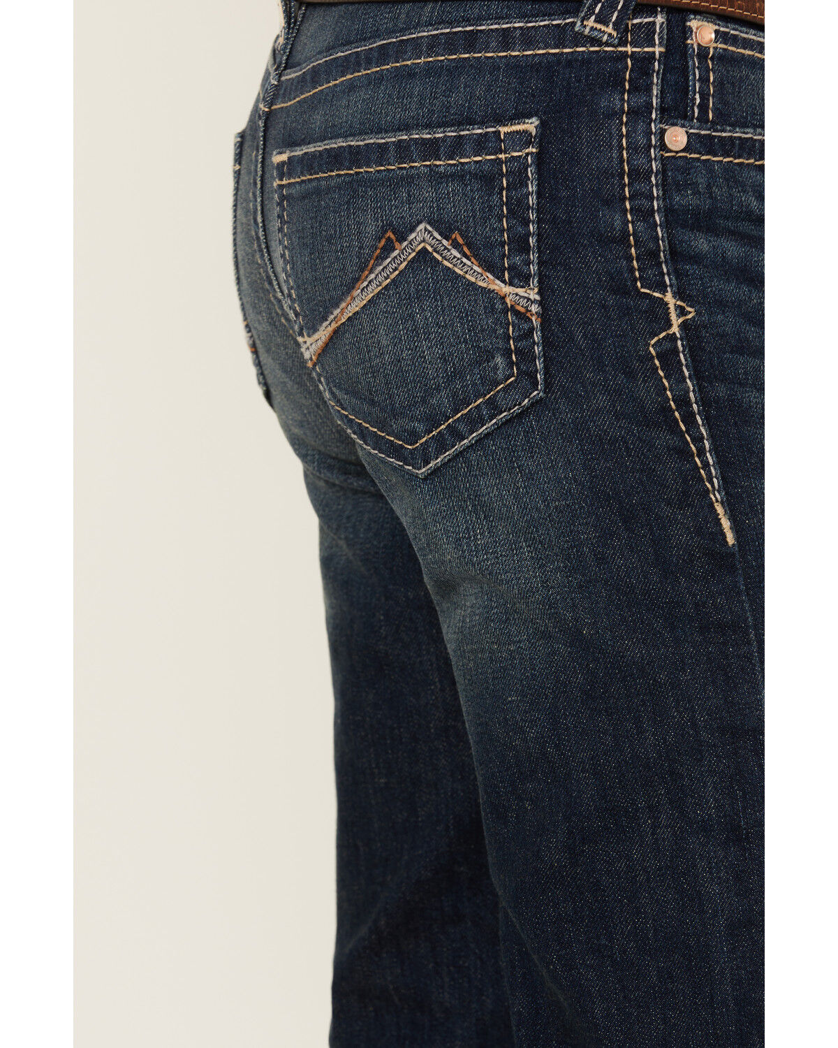 Image #4 - Ariat Girls' Olivia Trouser Stretch Denim Jeans, Blue, hi-res