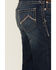 Image #4 - Ariat Girls' Olivia Trouser Stretch Denim Jeans, Blue, hi-res