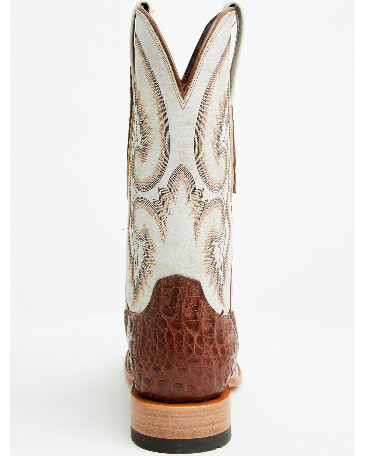 Image #5 - Ariat Men's Exotic Caiman Classic Callen Western Boots - Broad Square Toe, Brown, hi-res