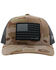 Image #3 - Hooey Men's Camo Liberty Roper Flag Patch Trucker Cap, Tan, hi-res