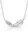 Image #1 - Montana Silversmiths Women's Turning Feather Pendant Necklace, Silver, hi-res