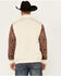 Image #4 - RANK 45® Men's Rosczow Southwestern Color Block 1/4 Snap Fleece Pullover, Tan, hi-res