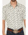 Image #3 - Cody James Men's Toro Steer Head Print Short Sleeve Button-Down Stretch Western Shirt, Tan, hi-res