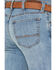Image #4 - Justin Men's 1879 Light Wash Modern Slim Straight Stretch Denim Jeans, Light Wash, hi-res