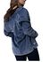 Image #2 - Kimes Ranch Women's Corduroy Long Sleeve Button-Down Shirt, Blue, hi-res