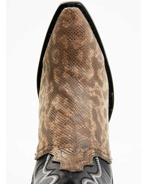 Dan Post Women's Karung Snake Black Exotic Western Boot - Snip Toe ...