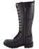 Image #3 - Milwaukee Leather Women’s Jane Combat Style Harness Motorcycle Boots - Round Toe, Black, hi-res