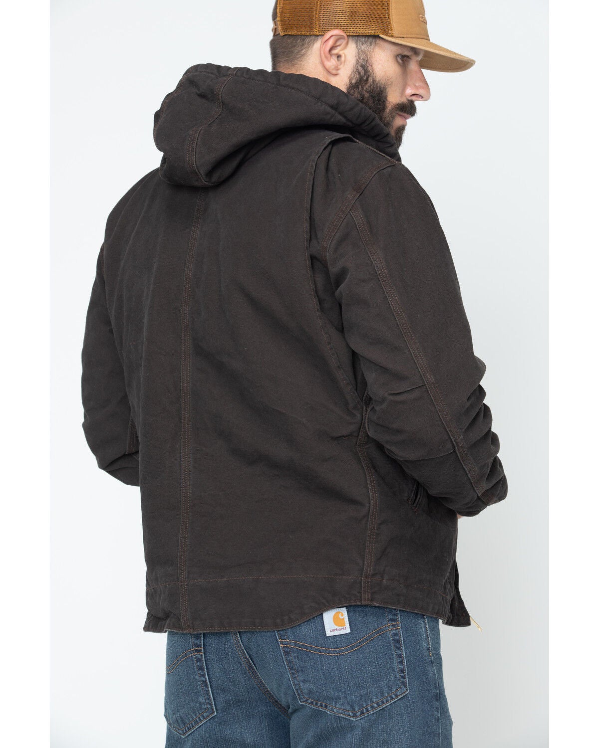 Image #3 - Carhartt Sierra Sherpa Lined Work Jacket, , hi-res