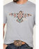 Image #3 - Wrangler Men's Southwestern Print Eagle Short Sleeve Graphic T-Shirt, Blue, hi-res