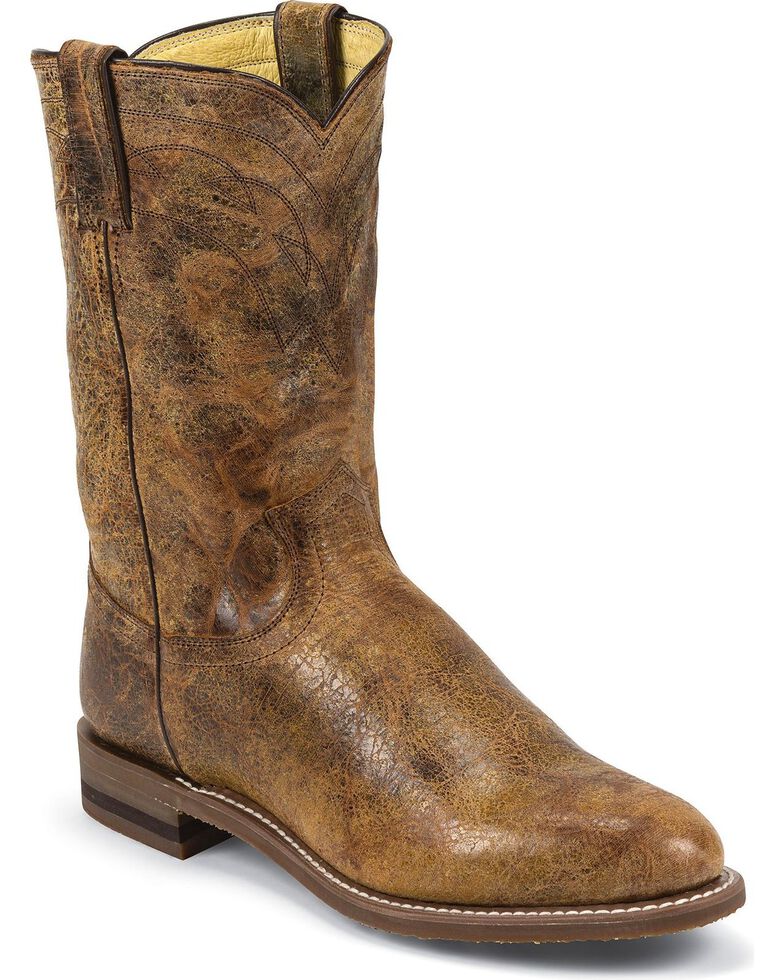tan roper boots