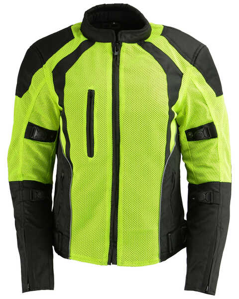 Image #1 - Milwaukee Performance Women's High Visibility Mesh Racer Jacket, Bright Green, hi-res