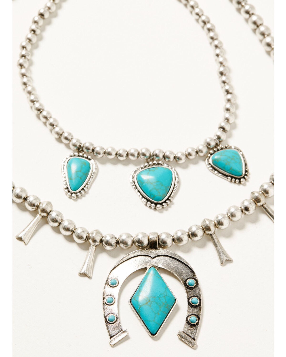 Image #2 - Shyanne Women's Frontier Antique Silver Layered Necklace, Silver, hi-res
