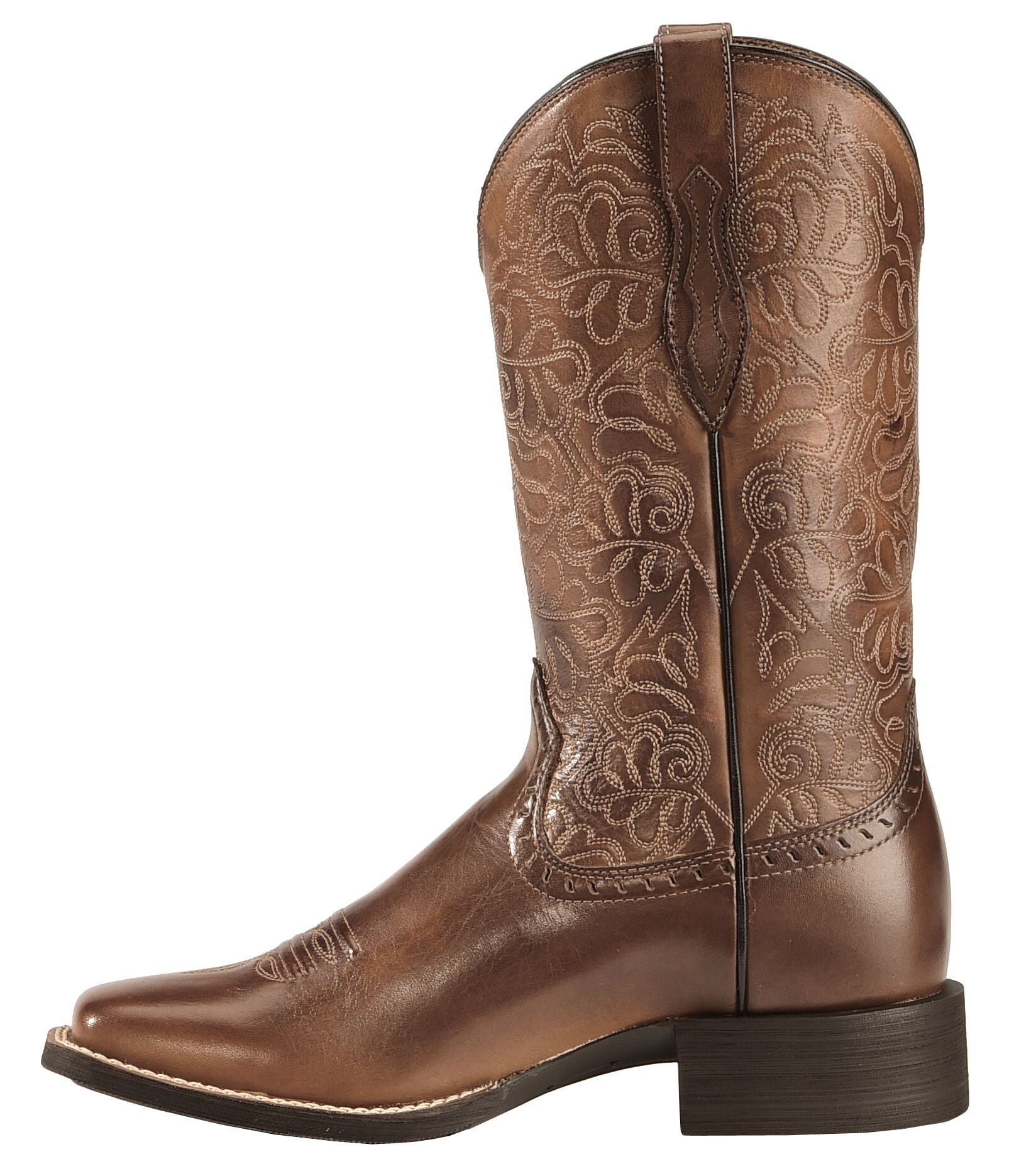 Ariat Ladies Round Up Remuda Naturally Rich Brown Boot 9 / B