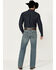 Image #3 - Cody James Men's Medium Wash Relaxed Bootcut Stretch Denim Jeans, , hi-res