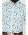 Image #3 - George Strait by Wrangler Men's Paisley Print Long Sleeve Button-Down Stretch Western Shirt, White, hi-res