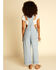 Billabong x Wrangler Women's Well Suited Striped Overalls, Blue, hi-res
