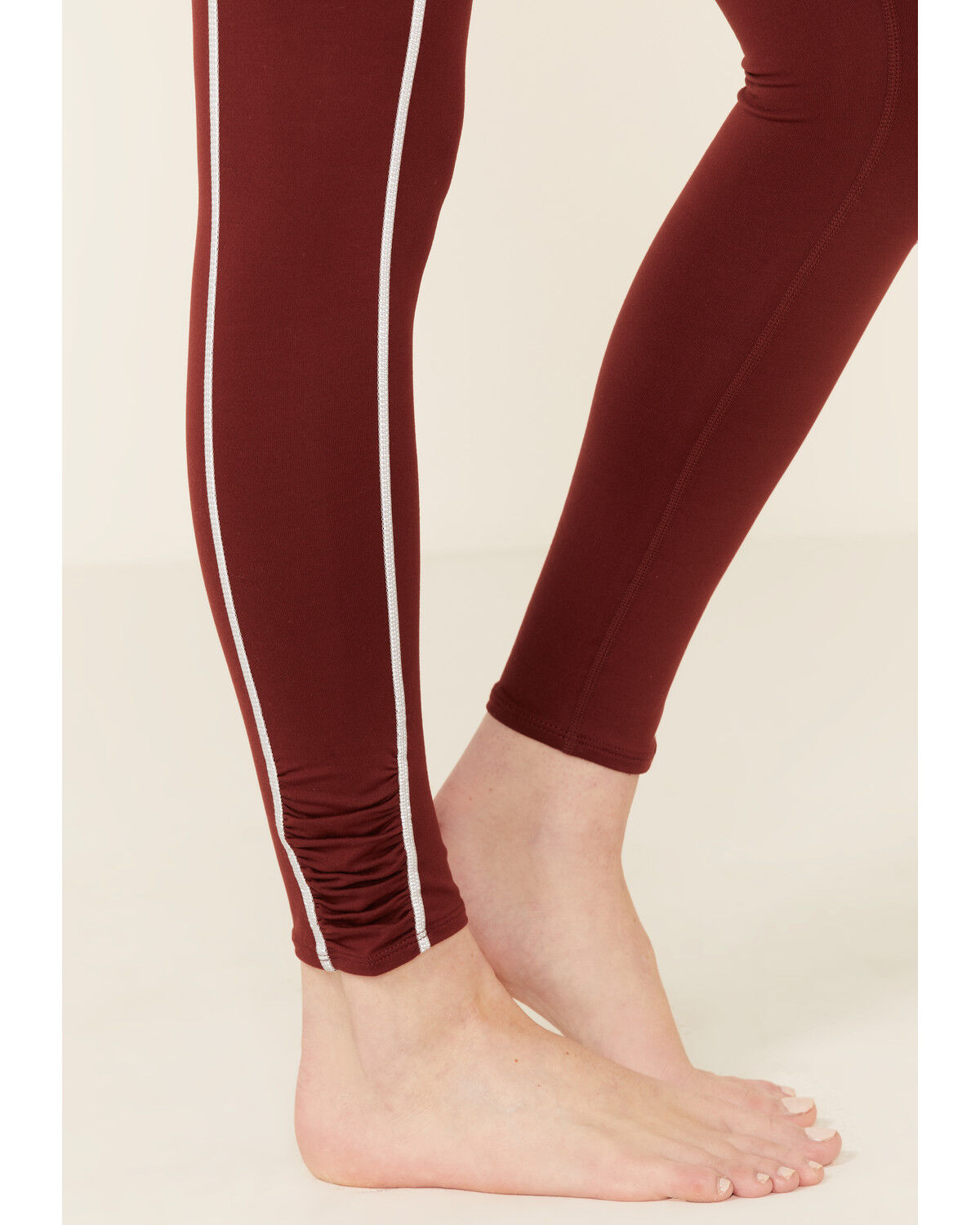 Image #4 - Free People Women's You're A Peach Leggings, Mahogany, hi-res