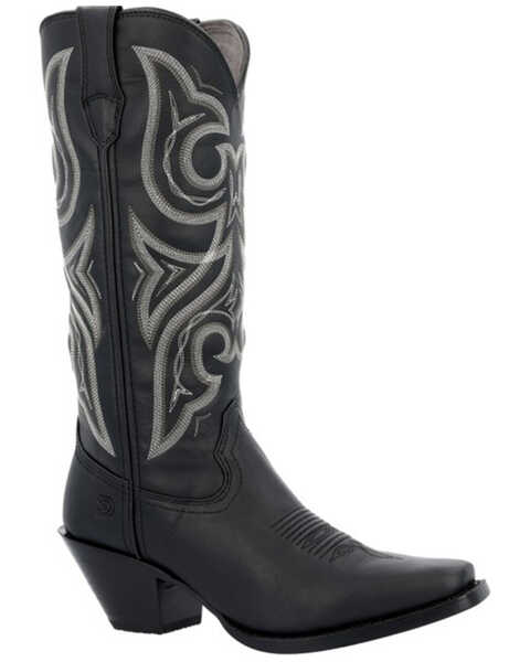 Image #1 - Durango Women's Crush Western Boots - Snip Toe, Black, hi-res