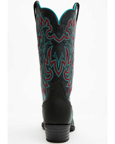 Image #5 - Twisted X Women's 12" Western Boots - Pointed Toe , Black, hi-res