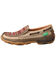 Image #3 - Twisted X Women's Slip-On Driving Mocs, Beige/khaki, hi-res