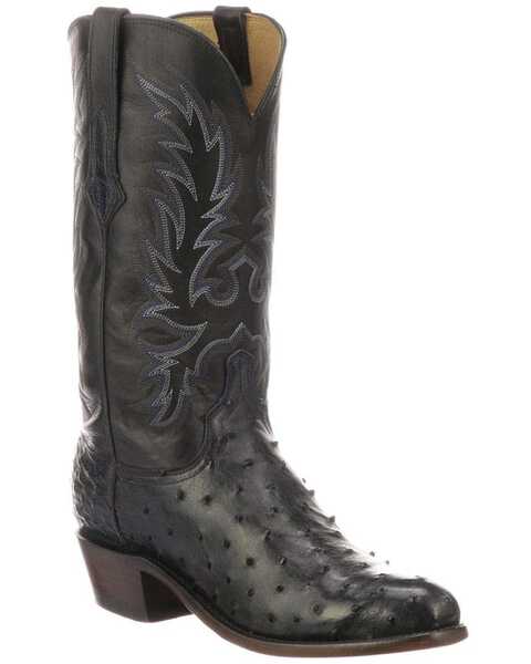 Image #2 - Lucchese Men's Elgin Exotic Western Boots - Round Toe, , hi-res