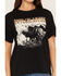 Image #3 - Idyllwind Women's Outlaw Living Short Sleeve Graphic Tee, Black, hi-res