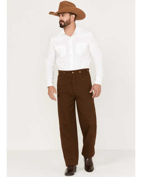 Image #1 - Scully Men's Rangewear Pants, Brown, hi-res
