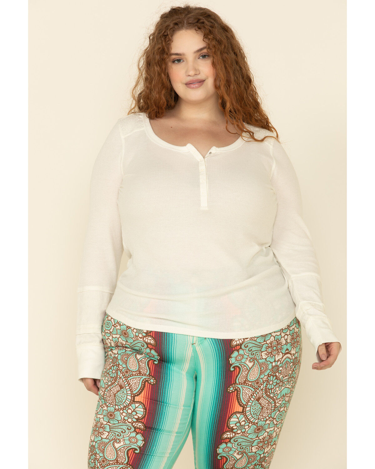 Image #2 - Ranch Dress'n Women's Durango Printed Trousers - Plus, Multi, hi-res