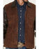 Image #3 - Moonshine Spirit&reg; Men's Brody Color Block Leather Button-Down Jacket, Rust Copper, hi-res
