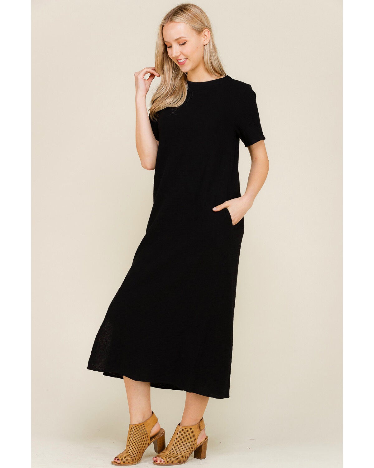 womens midi dress with sleeves