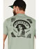 Image #4 - Brixton Men's Vive Libre Short Sleeve Graphic T-Shirt , Medium Green, hi-res
