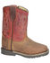 Smoky Mountain Toddler Boys' Autry Western Boots - Square Toe, Brown, hi-res