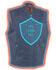 Image #2 - Milwaukee Leather Men's Black Cool Tec Leather Vest - Big 4X, Black, hi-res