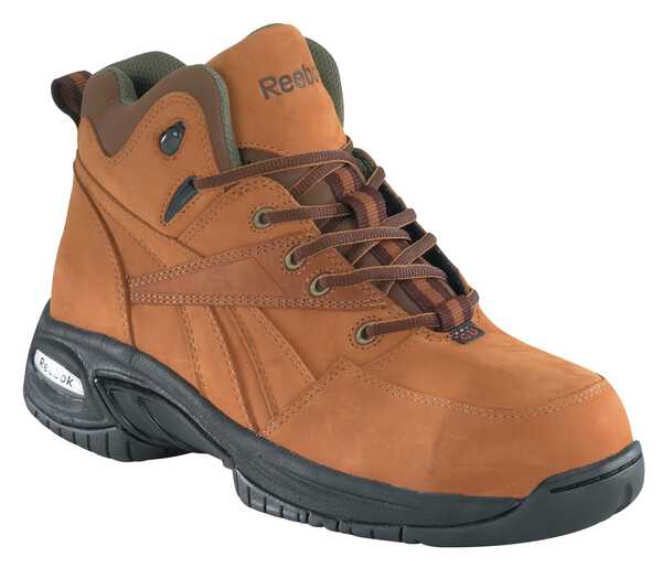 Image #1 - Reebok Women's Tyak Hiking Work Boots - Composite Toe, Brown, hi-res