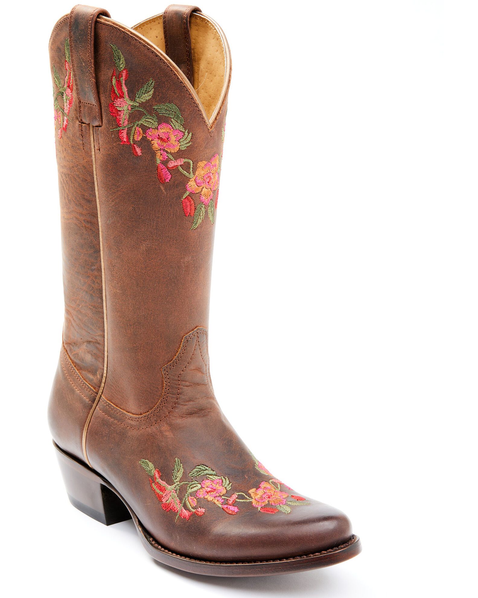 Womens cowgirl boots round toe hotsell