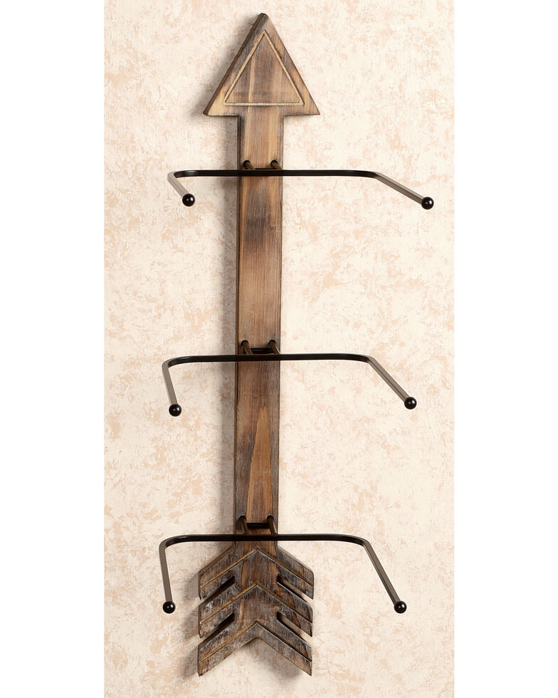 BB Ranch® Arrow Wood And Metal Hat Rack, Brown, hi-res
