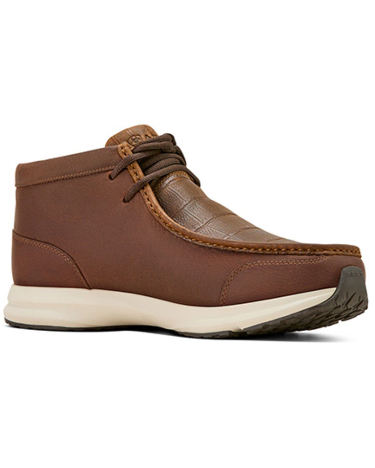 Image #1 - Ariat Men's Spitfire Crocodile Print Casual Shoes - Moc Toe, Brown, hi-res