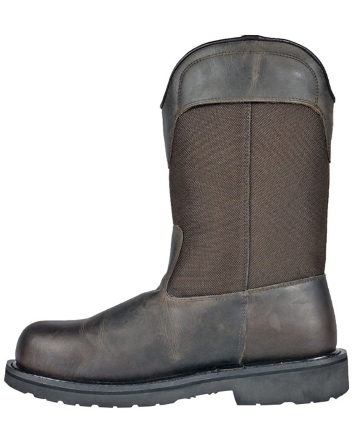 Image #3 - Hoss Men's Buck Wellington Work Boots - Composite Toe, Brown, hi-res