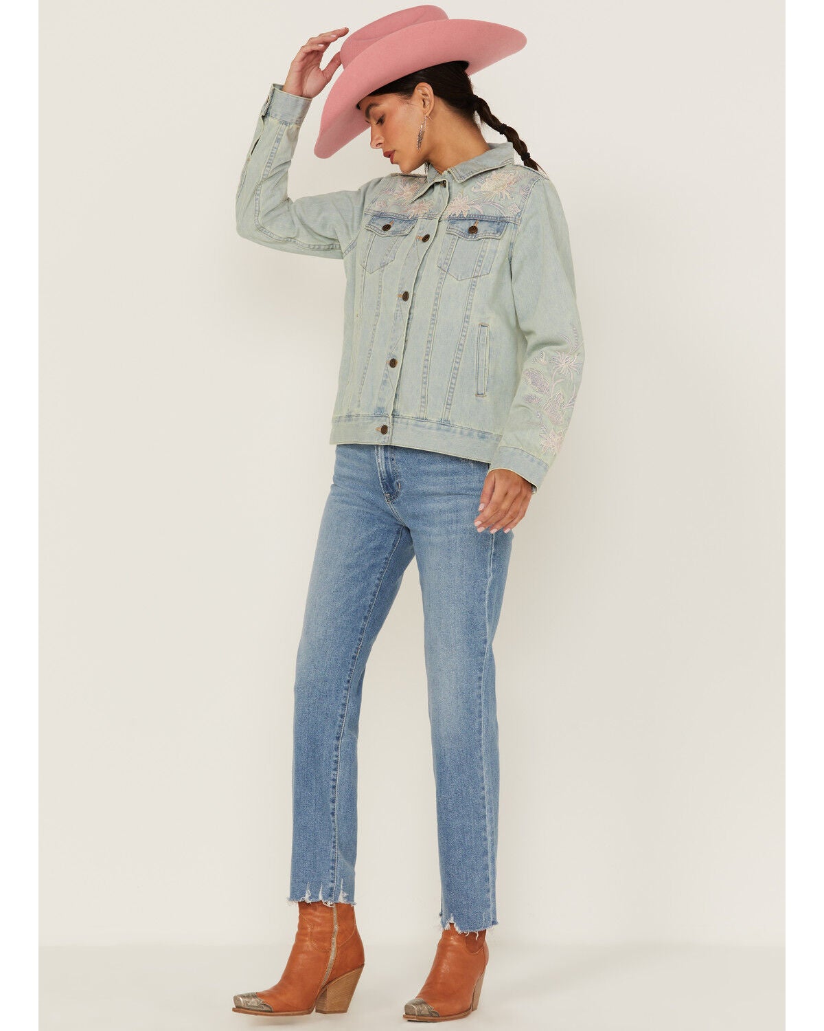 Devere Embroidered Denim Jacket | Sheplers