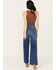 Image #3 - Rolla's Women's High Rise Stretch Sailor Jeans, Dark Blue, hi-res