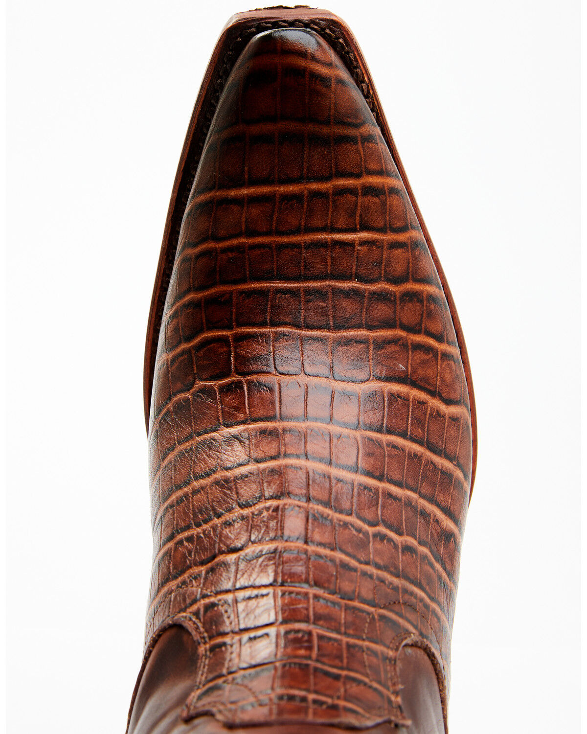 Image #6 - Idyllwind Women's Frisk Me Printed Leather Western Boots - Snip Toe, Brown, hi-res