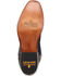 Image #7 - Dan Post Men's Exotic Ostrich Leg Western Boots - Square Toe, Blue, hi-res