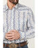Image #3 - Roper Men's Wallpaper Floral Print Short Sleeve Snap Stretch Western Shirt, Blue, hi-res